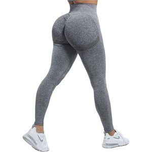 CHRLEISURE Butt Lifting Workout Leggings for Women, Scrunch Butt Gym Seamless Bo